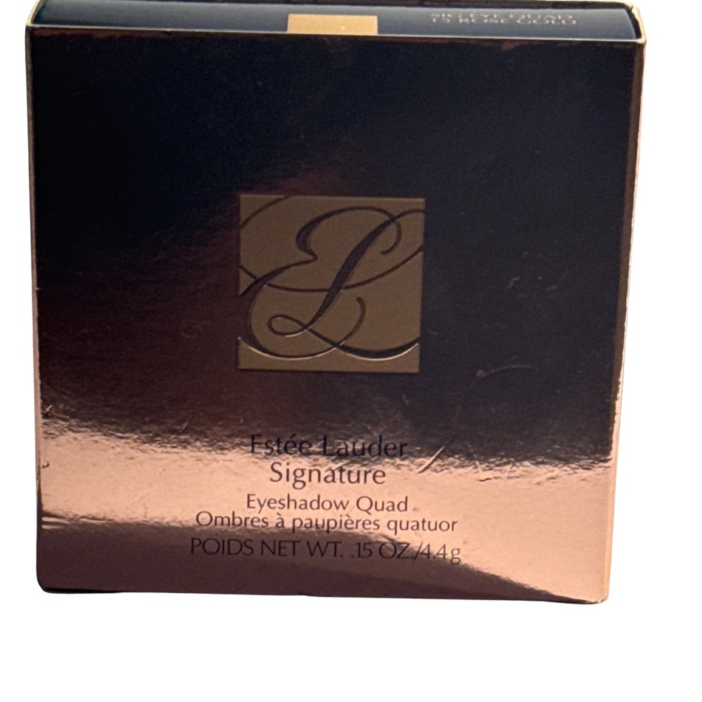 Estée Lauder Signature Eyeshadow Quad 15 Rose Gold NEW IN BOX *RARE* SOLD OUT - Picture 2 of 5
